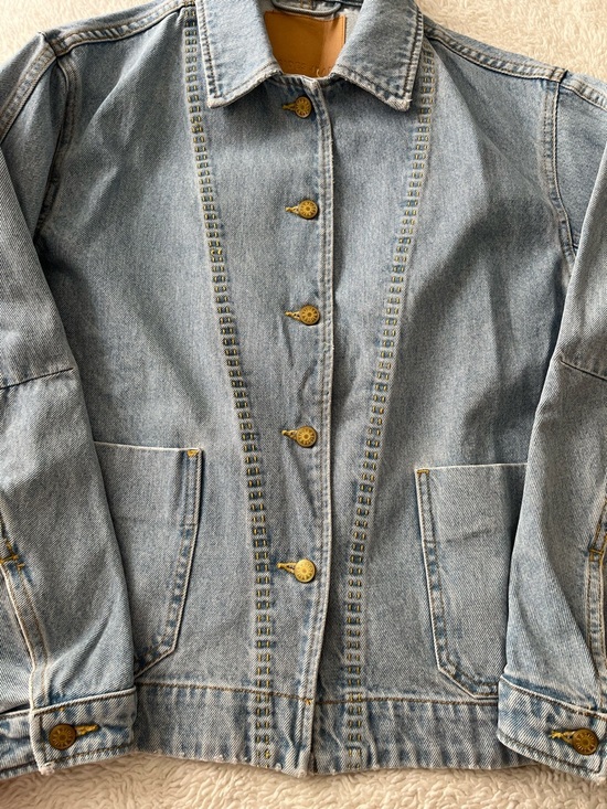 B SIDES Jackets & Blazers - B SIDES Light Blue Denim Jeans